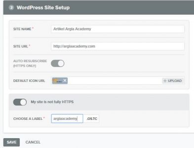 Cara Membuat Push Notification di WordPress - Argia Academy