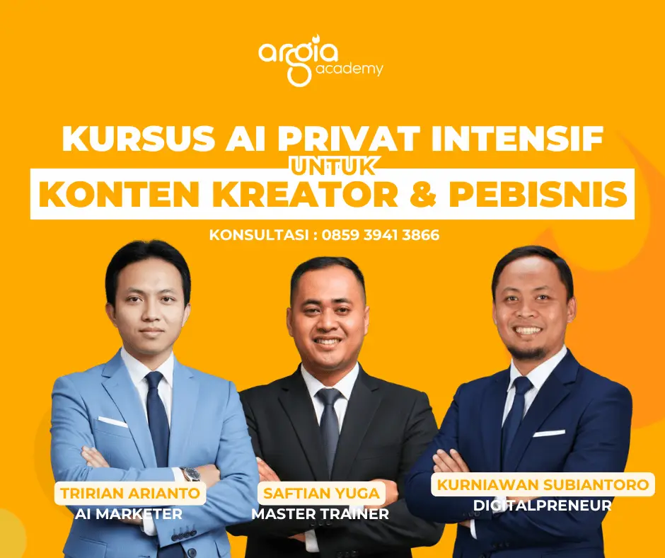 Kursus AI Privat Intensif untuk Konten Kreator dan Pebisnis