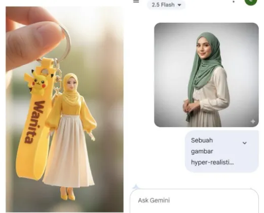 cara membuat gantungan kunci 3d