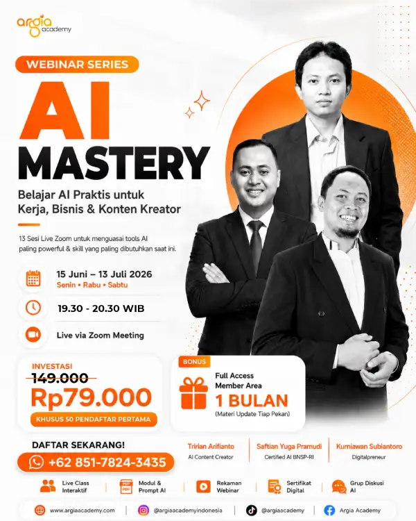 Webinar Series Pelatihan AI Online