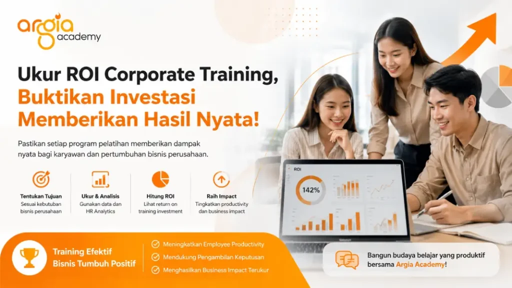 poster cara mengukur ROI corporate training