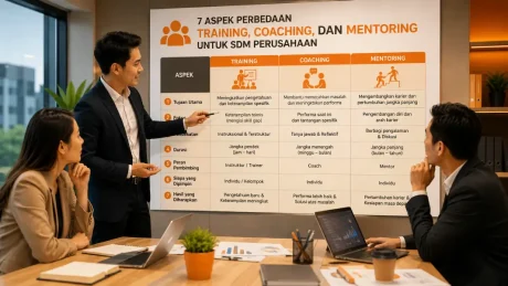 perbedaan training coaching dan mentoring
