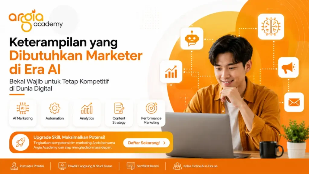 Poster Keterampilan yang Dibutuhkan Marketer di Era AI
