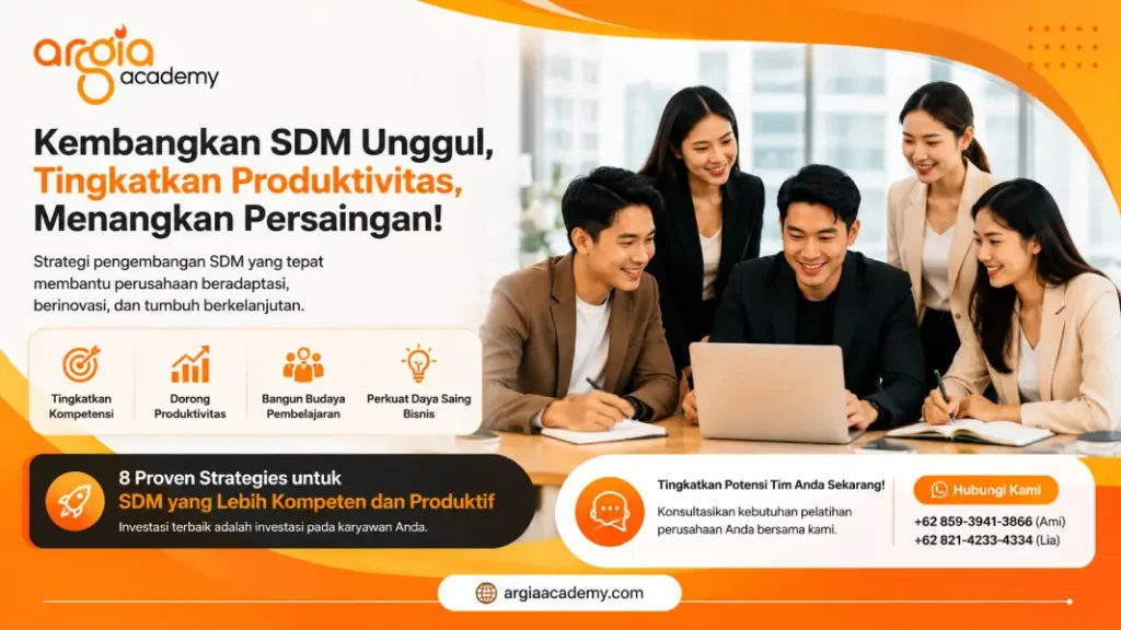 poster pengembangan SDM perusahaan