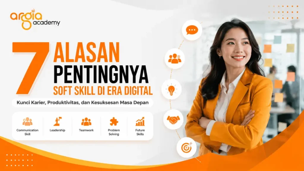 poster pentingnya soft skill di era digital