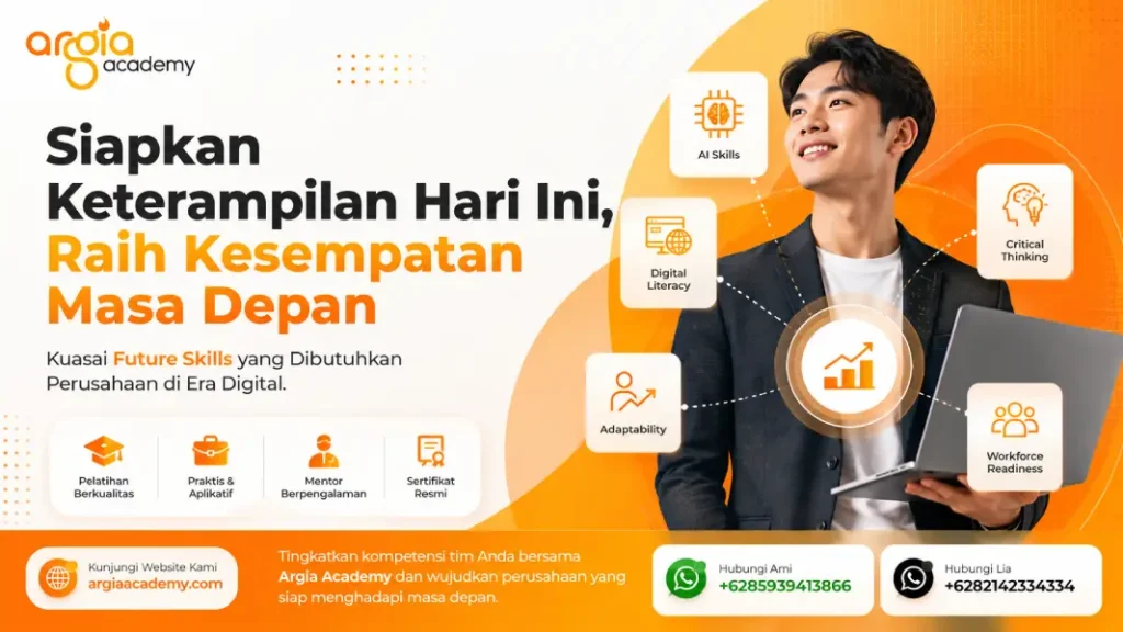 poster tren keterampilan kerja yang dibutuhkan perusahaan masa depan