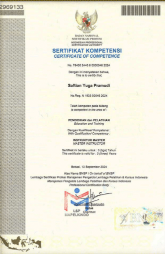 Sertifikat Kompetensi BNSP-RI 3