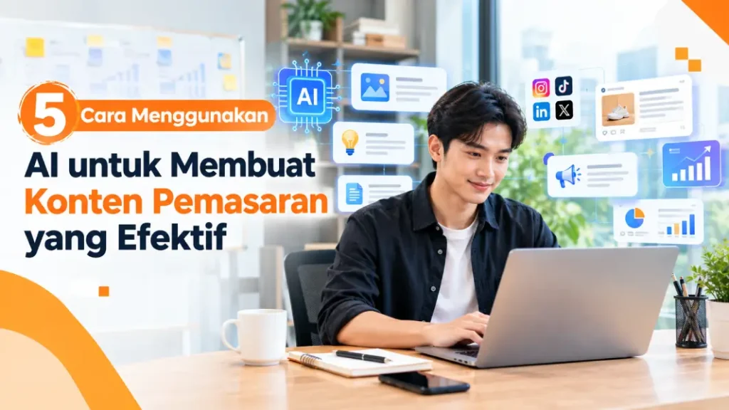 5 cara AI untuk konten pemasaran