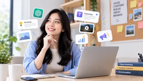 cara menggunakan AI untuk konten pemasaran