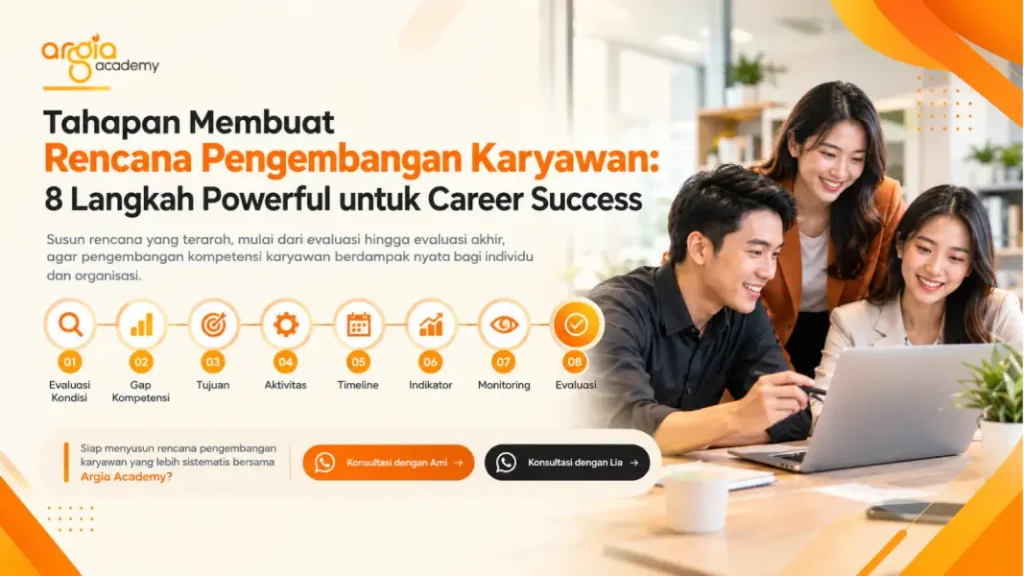 poster tahapan membuat rencana pengembangan